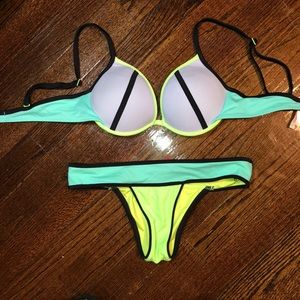 Victoria Secret Color Block Bikini